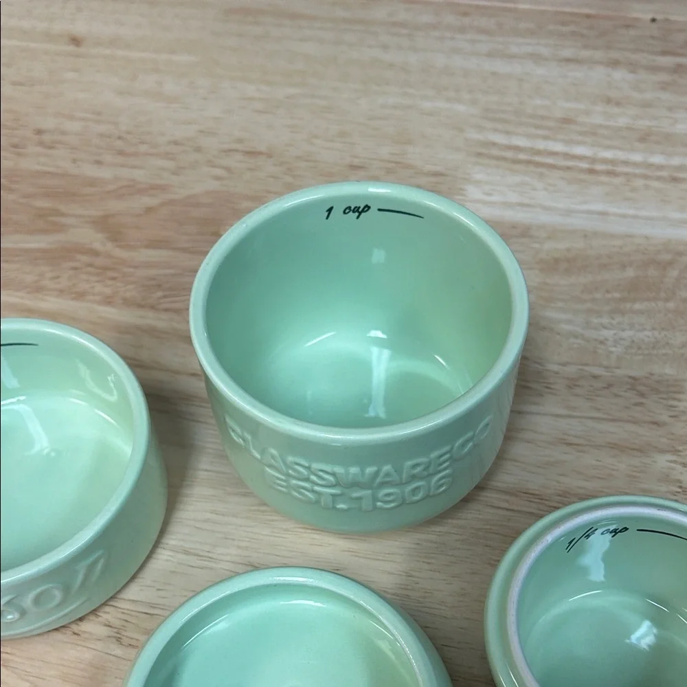 Mint Mason Jar Measuring Cups